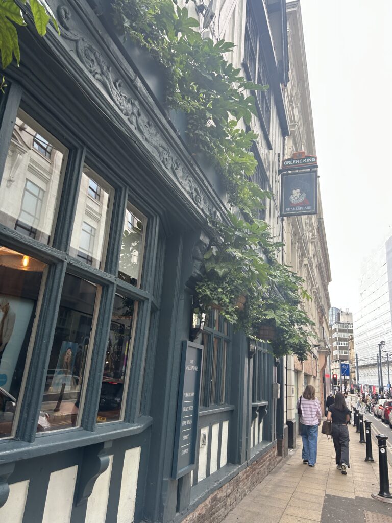 The Shakespeare pub Manchester